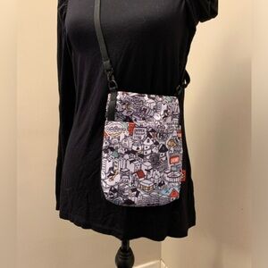 CHUMS recycle ladies crossbody lightweight 100% polyester snap close bag LNWOT++